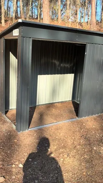 This is the perfect shed for home storage or converting into a chicken coop like I am #s#sheds#storageshedc#chickencoopm#multipurposes#starterpicks
