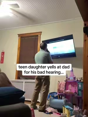 teen daughter yells at dad for his bad hearing and tries to help him by giving him hearing aids… #hearingaids #hearingaid #hearingloss #hearingimpaired @Audien Hearing 