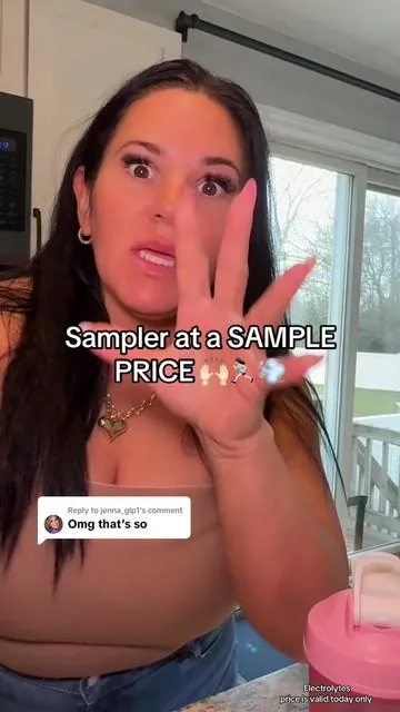 Replying to @jenna_glp1 don’t get ripped off!! Get the electrolyte sample bundle instead of buying just the shaker bottle! Price is valid today only! Limited time offer!  #electrolyte #hydration #wellah #tiktokshopspringglowup #tiktokshopcreatorpicks 