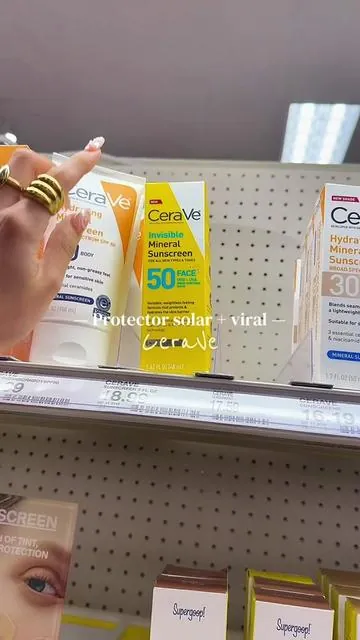 Protector solar + viral  del momento ☀️ @CeraVe #ceraveskincare #ceravepartner #ceraveinvisiblesunscreenreview #protectorsolar #protectorsolarfacial 