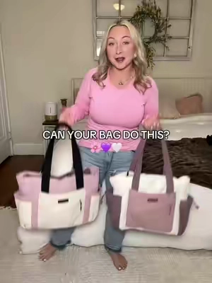When a bag is both pretty & practical… immediate yes!! #laptopbag #pufferbag #workbag #schoolbag #womensbag 