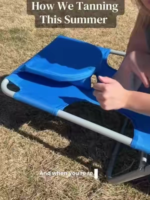 How we tanning this summer #tanning #suntanning #sunbathing #beachchair #tiktokshopfinds 