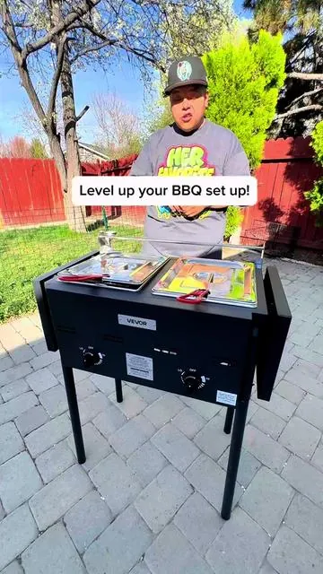 Outdoor deep fryer 🍗🍤
2 Gal Oil Pans and 2 Fry Baskets 
#outdoordeepfryer #deepfryer #portabledeepfryer #greenish #TikTokShopSpringGlowUp 