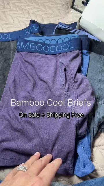 Men’s Bamboo Cool boxer briefs on sale + Shipping free. Men love bamboo briefs. @BAMBOOCOOL #bamboocool #boxerbriefs #menunderwear #husbandapproved #underwear 
