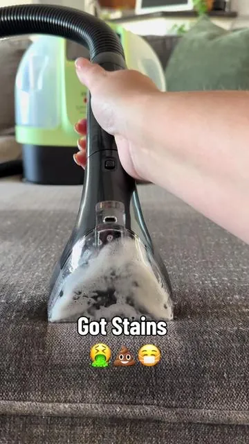 The NEW little green is cordless and that price was too good to pass up !!  #littlegreenmachine #stainremover #carpetcleaning #carpetcleaner #greenish 