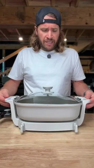 Bella Make & Take Electric Skillet #electricskillet #skillet #kitchenhack #spacesaver #qvc 