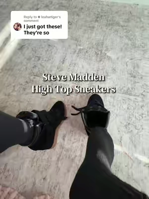 Replying to @✚ leahwtiger @stevemadden  #stevemadden #stevemaddenshoes #hightopsneakers #tiktokshopspringglowup #springglowup 