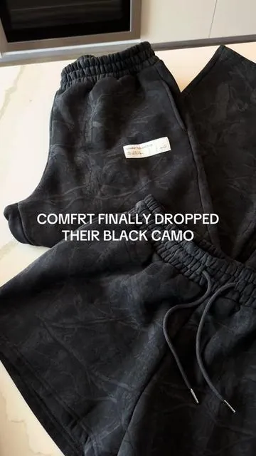 NEW BLACK CAMO DROP