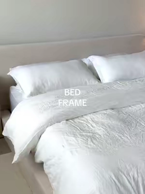 i’m actually obsessed with how clean and aesthetic this bed looks… and the price?? unreal #modernhome #bedroomdecor #bedframe #homefinds #tiktokshopfinds 