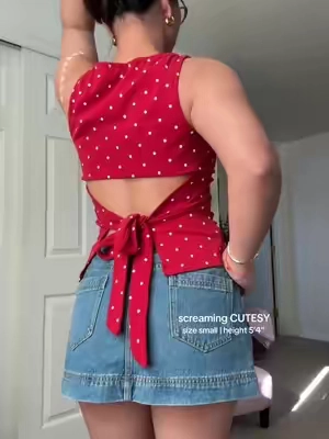 ADORABLE!! #tanktop #polkadot #polkadottop #cider 