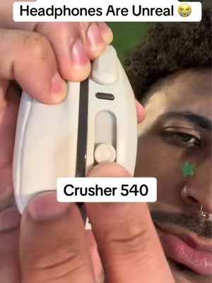 The Bass on the Crusher 540s are insane! #crusher540active #skullcandy #headphones #anc #bass