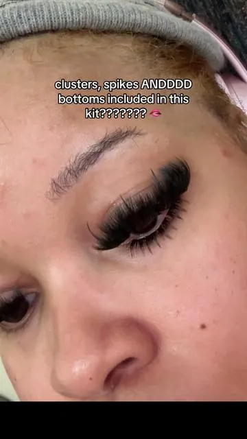 #lashes #clusterlashes #spikelashes #bottomlashes #lashclusters 