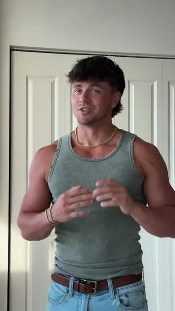 Haus distressed fitted tanks for men #haus 