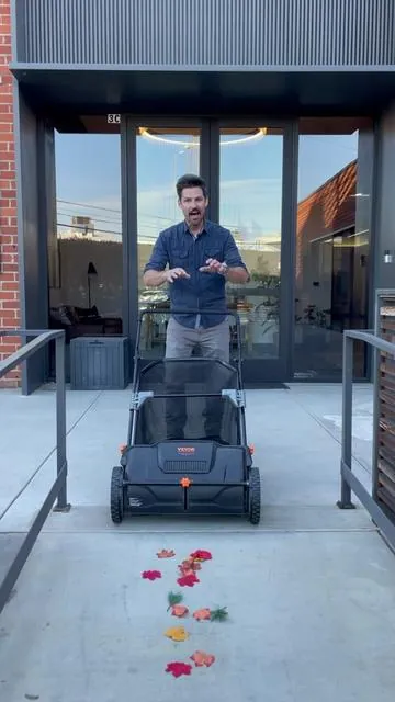 Everyone’s grabbing this VEVOR Push Lawn Sweeper right now. #vevor #lawnsweeper #lawncare #homeimprovement #sweeper 