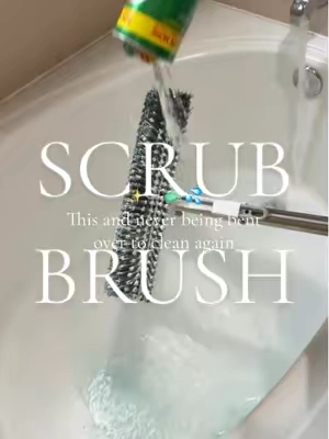 This saved my back! 🫧 #scrubbrush #CleanTok #cleaninghacks #cleanwithme #scrubbingasmr 