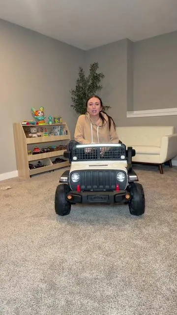 My son is going to love his new truck #kidsrideoncars #giftsforkids #summermusthaves #screenfreefun 