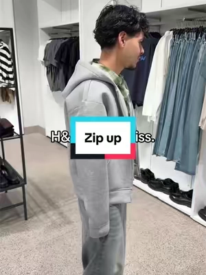H&M scuba perfect hoodie #hm #zipup #boxyzipup #heavyweightzopup 