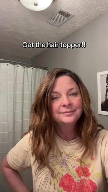 Hair toppers are such a great solution for anyone that is struggling with hair thinning or hair loss. It’s also fabulous if you just wanna change up your hairstyle without the costing commitment of a salon. Get the hair topper! #hairtopper #thinninghairsolution #glp1community #menopause #hairhack 