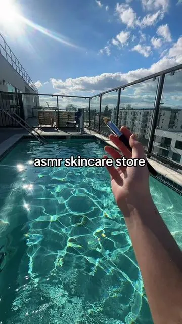 asmr skincare store roleplay pov with my medicube products #asmr #medicube #povasmr #asmrsounds #fyp 