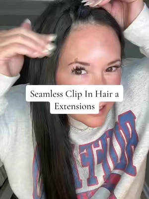 #hairextension #clipinextensions #seamlesshairextensions #googoohair 