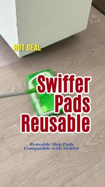 Let’s be real…you don’t even need those disposable Swiffer pads!🤫🧼#swiffer #swifferhack #reusablepads #CleanTok #moneyhack