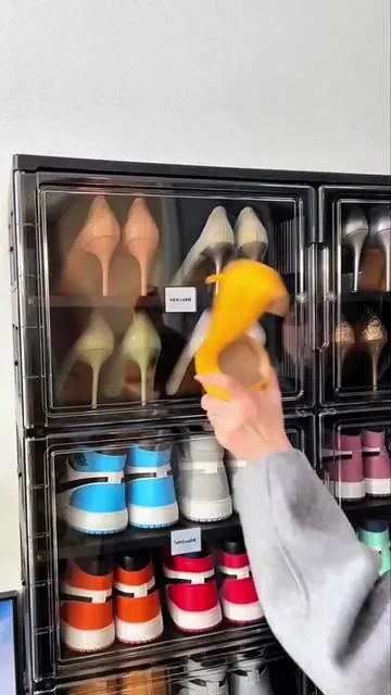 Your house will be neater and cleaner with this shoe cabinet #shoecabinet #shoerackorganizer #tiktokshopus 