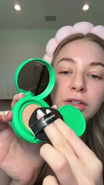 That girl was not wrong about this #easydew #cushionfoundation #coverage #tiktokshopstockup #tiktokshopcreatorpicks 