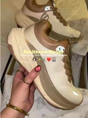 Affordable, comfortable and CUTEEE!!! @ALLSWIFIT has so many great sneakers definitely check them out ✨ #CNA #NurseSneakers #HealthCareShoes #Sneakers #Shoes 
