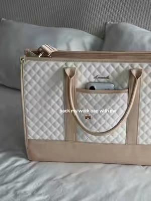 my fav Lovevook laptop work bag✨ #workbag #packwithme #tiktokshopcreatorpicks #worktote #workessentials 
