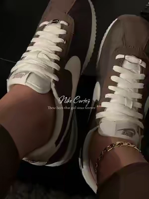 Nike Cortez Brown – The Everyday Shoe You Need.. That clean retro look 🤎  #nikecortez #nike #nikesneakers #cortez 