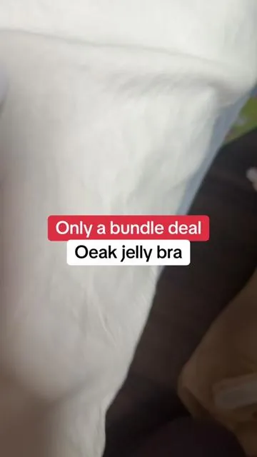 Oeak 2pcs women’s jelly bra 