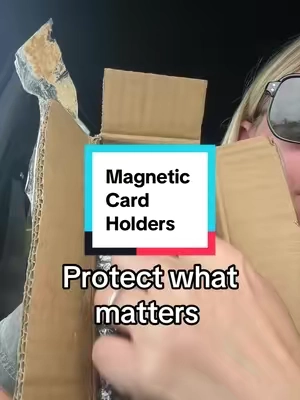 You spend too much money on those cards to not protect them! #magneticcardholder #cardholders #tiktokshopcreatorpicks #tiktokshopstockup #cardprotectors 