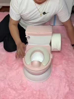 El bañito más lindo y cómodo para empezar a entrenar a los peques y dejen el pañal 🚽✨
 #toilet #babys #toiletforkids
#realfeelpotty #toddler