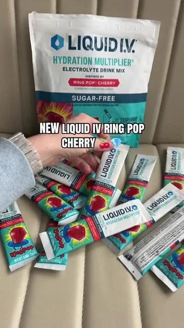Liquid IV new flavor alert 🚨 @Liquid I.V. #electrolytes #hydration 