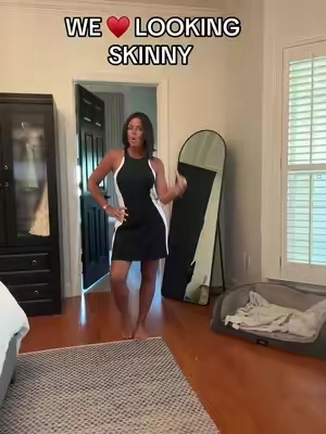Illusion atheltic dress with built in shorts, bra, and easy potty access. Clasps at the top. So flattering. Great length. Wearing a small (5'3 size 4) #athleticdress #workoutdress #flatteringdress #halara #halaradress 