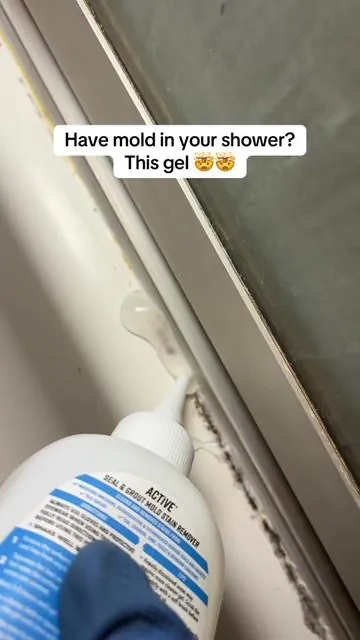 Actually one of the best mold cleaning products ever! It worked so well for me! #moldremoval #bathroomcleaner #showertok #cleaningproducts #cleantok 