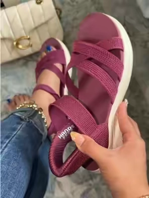Skechers slip in sandals 🩷 #skechers #skecherssandals #sandals #tiktokshopcreatorpicks #comfysandals 