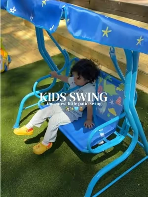 #patioswing #kidsswing #tiktokshopstockup #kidstoys #toddlerswing 