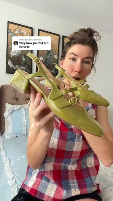 Replying to @saia #maryjanes #balletheels #oldmoneyaesthetic #slingback #balletflats 