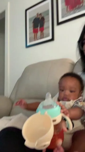 Kelton💙 tries a sippy for the first time! #ttshop 