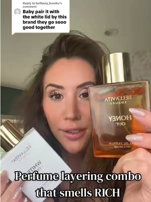 Replying to @bethany_brooks sweet & spicy perfume layering combo!? This one is sooo good #perfume #perfumelayering #fragrance #TikTokshoprestock #AprilRestock 
