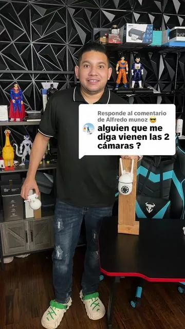 Respuesta a @Alfredo munoz 😎 Cámara de seguridad inteligente para el hogar. Resolución 1080P, sistema de alarma de seguridad  panorámica HD PTZ con visión nocturna a color, detección de movimiento, capacidad de grabación 24/7 #Camaradeseguridad #Grabaciondevideo #Camara 