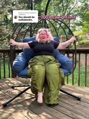 Replying to @Paterfamilias RIWENGO Double Hanging Egg Chair ✨ #eggchair #hangingchair #patioseason #plussize #tiktokshopmothersday 