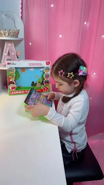 Tableta trilingüe para el aprendizaje de idiomas para niños #learningtablet 