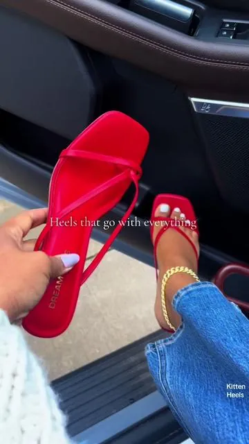 Kitten heels #kittenheels #Tiktokshopstockup #tiktokshopcreatorpicks #dealsforyoudays #sandalheels @Dream Pairs 