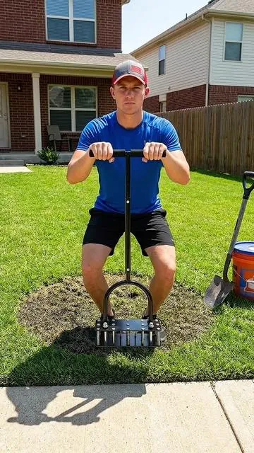 If your lawn has bald spots you need to do this first.Otherwise you’re just wasting seed.#rifpod #lawncare #yardwork #diyprojects #homeimprovement 