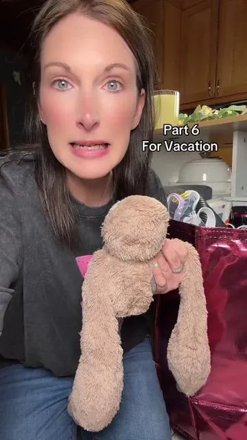 Make sure to pack their favorite stuffed animals. His is the Hugimals! Hugimals are a weighted stuffy that can hug you and can go in the fridge or microwave. So warm or cold @QVC, Inc 