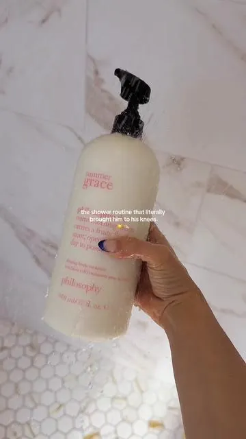 summer shower bundle ughhh 😵‍💫☀️🌊 @QVC, Inc #showerroutine #showergel #showertok #perfumetok #philosophy 