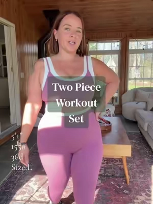 This workout set >>>> #workoutset #workoutfit #athleisure 