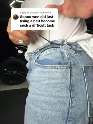 Replying to @ocpwill Wish I had these years ago #belt #belts #nobucklebelt #beltloopstraps 